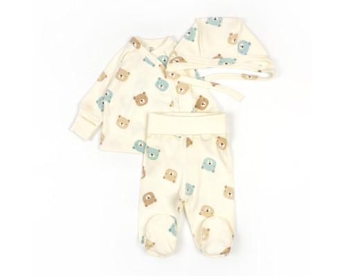 Комплект для немовлят льоля повзуни та шапочка Baby bears