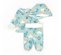 Комплект для малюків з трьох предметів льоля повзуни чепчик Bears