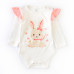 Ясельний комплект боді штани та повʼязка Cute bunny