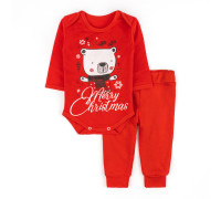 Дитячий святковий комплект з начосом Christmas Bear