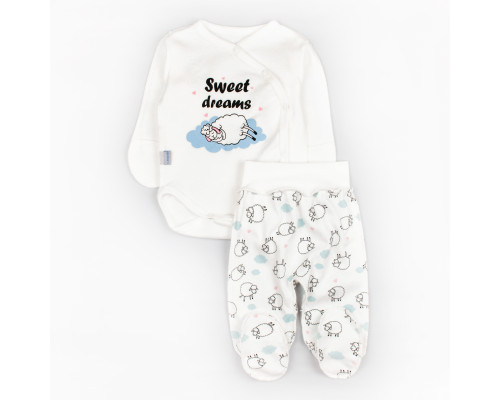 Комплект в роддом ползуны и боди Cute Lambs