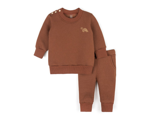 Стильный комплект для малышей тринитка на флисе Turtle