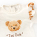 Комплект для девочки боди штанишки и повязка с мишками Girl Bears