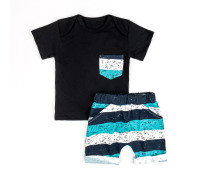Комплект шорти футболка для хлопчика Stripes