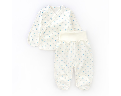 Комплект для младенцев распашонка и ползуны со звездочками Stars