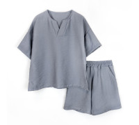 Костюм дитячий футболка та шорти Grey