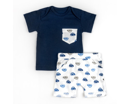 Комплект для мальчика футболка и шорты Car park