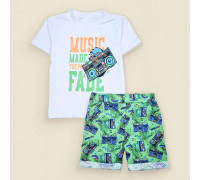 Комплект шорты футболка для мальчика Music