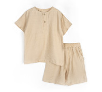 Костюм для мальчика футболка и шорты Beige
