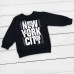Дитячий костюм з начосом чорного кольору New York City
