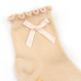 Детские носки однотонные с бантиком Cute Paws