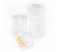 Носки для девочки однотонные с бантиком Cute Paws