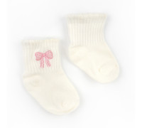 Шкарпетки дитячі однотонні з бантиком Petite Bow