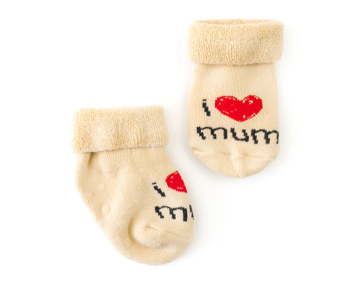Шкарпетки для немовлят I love mum