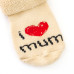 Носки для новорожденных I love mum