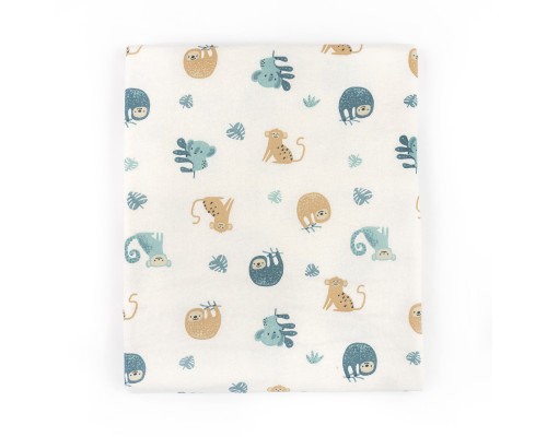 Пеленка для младенцев с животными Lemur футер