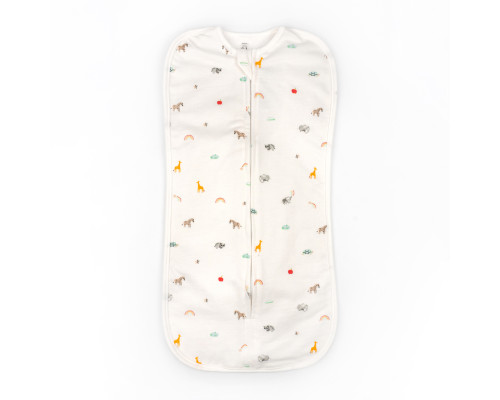 Пеленка-кокон для младенцев молния Giraffe футер