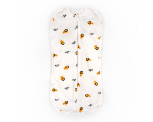 Пеленка-кокон на молнии Lion футер