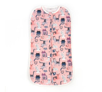 Пелюшка-кокон на блискавці для дівчинки Kittens