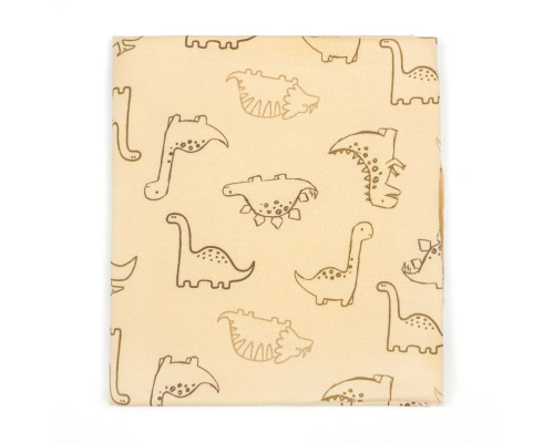 Пеленка из интерлока с динозаврами Dino