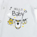 Кулирный детский песочник с принтом Hello Baby