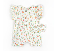 Пісочник для дівчинки на ґудзиках з пов'язкою Mimosa Пісочник для дівчинки на ґудзиках з пов'язкою Mimosa