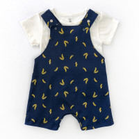 Песочник с футболкой для мальчика на кнопках Bananas