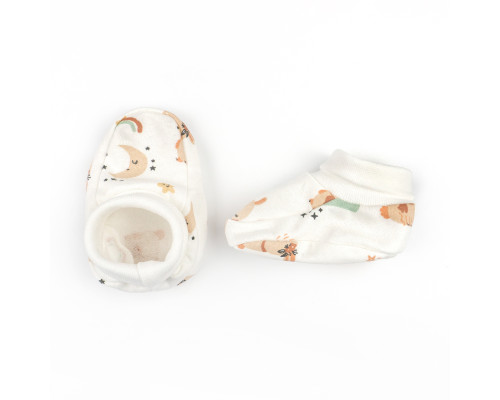 Пинетки на манжете для младенцев Bunnies футер