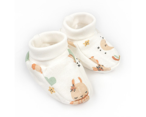 Пінетки на манжеті для немовлят Bunnies футер