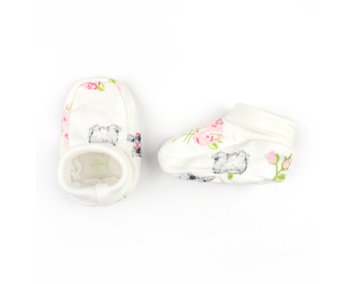 Пинетки для девочки на манжете Cute Bunny