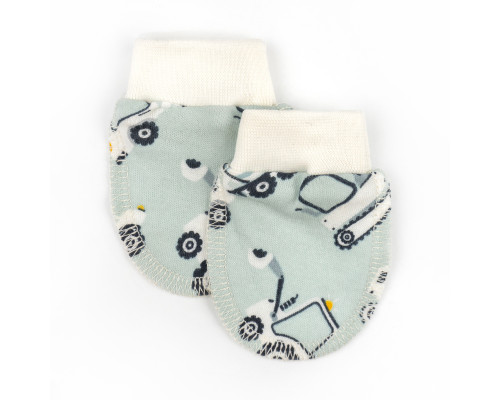 Царапки на манжете с машинами Excavator интерлок