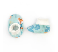 Пинетки для младенцев на манжете Bears интерлок