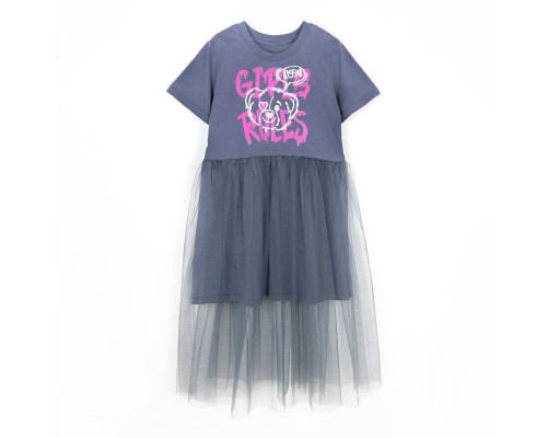 Платье для девочки из кулира Girls Rules