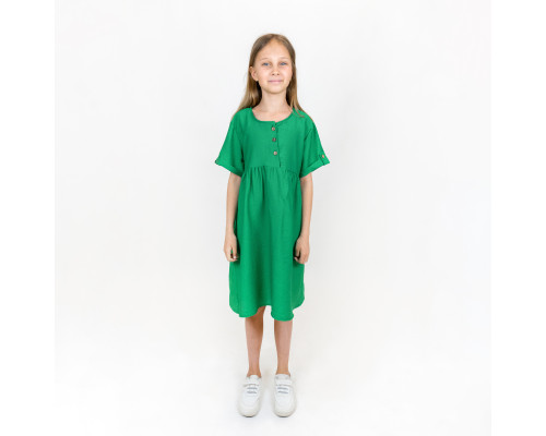 Однотонна сукня для дівчинки Emerald креп