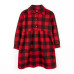 Сукня з начосом в клітинку Plaid