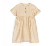 Сукня для дівчинки з ґудзиками Beige Elegant
