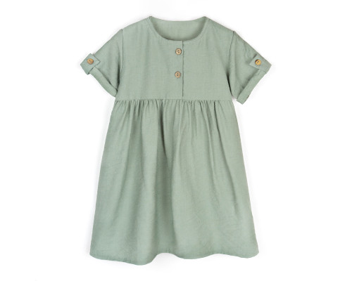 Платье для девочки с пуговичками Olive Elegant