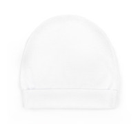 Шапочка для новорожденных с подворотом кулир Angelic