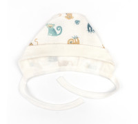 Чепчик для немовлят на завʼязках Lemurs