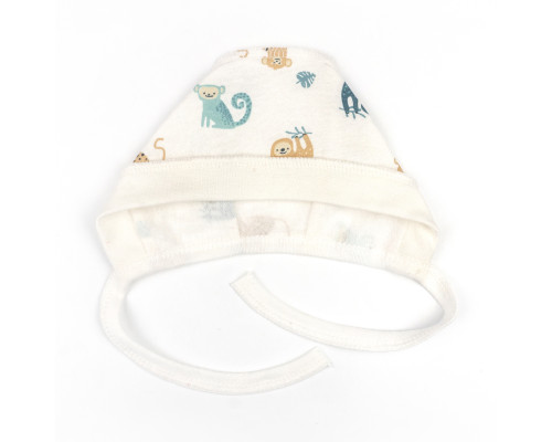 Чепчик для младенцев на завязках Lemurs