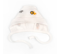 Шапочка для немовлят на завʼязках Lion