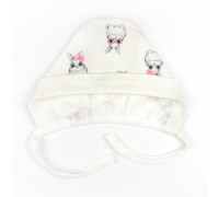 Шапочка для дівчаток на завʼязках Cute Bunny