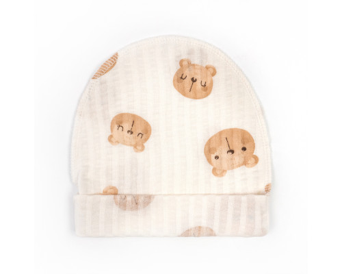 Шапочка з підворотом для малюків Bears