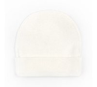 Шапочка для новорожденных с подворотом Pure