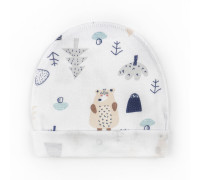 Шапочка для новорожденных из интерлока Forest Bear