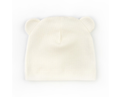 Шапочка з вушками однотонна Baby Bear