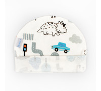 Шапочка інтерлок Dino in town