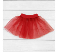 Фатиновая юбка красного цвета Red