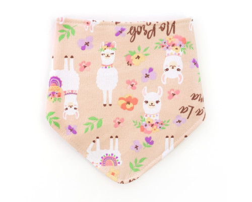 Слинявчик-бандана з футера з непромокаючою вставкою Llama