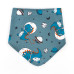 Слюнявчик-бандана для мальчика Space Dino